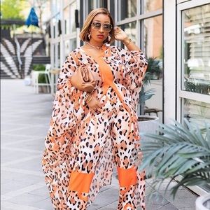2pc Kaftan top and pants set
